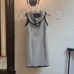 Black and white check Joseph Ribkoff dress, size 6